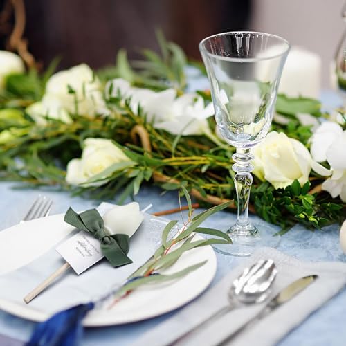 Conelist 24 Pack Tulip Candles White Flower Candle Wedding Favors for Guest - Image 6