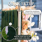Artificial Flower Wall Backdrop 8×8 ft (2.4×2.4 m), 2 Panels 4×8 ft Each, Realistic Blooms for Wedding Ceremony, Photo Booth & Baby Shower,Stand/Frame Not Included - Image 4