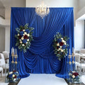 10ft×15ft Royal Blue Backdrop Curtain for Wedding Parties by PartyVillage