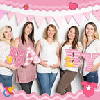 13 Pcs welcome Baby Yard Signs with Stakes 15in Baby Shower Yard Sign, Pink - Image 5