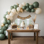Meooeck 8 Sets Sage Green Hot Air Balloon Table Centerpieces Decor - Image 5