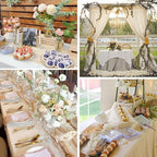 10 Pack Beige Cream Cheesecloth Table Runner 35x120 Inches, Summer Farmhouse Rustic 10ft Gauze Cheese Cloth Table Runner for Wedding Banquets Bridal Shower Birthday Party Home Decor - Image 4