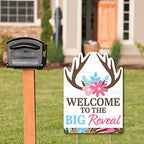 Big Dot of Happiness Buck or Doe - Party Decorations - Hunting Gender Reveal Party Welcome Yard Sign - Image 2