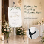 RRFTOK 3 Pack 63 in Sign Easel Stands, Instant-Fold Tripods with Bags - Image 2