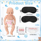 RoundFunny 33 Pcs Baby Shower Diaper Changing Game Supplies, Cute Bear - Image 2