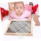 Wooden Felt Letter Board Double Sided Message Board Xmas - Image 2