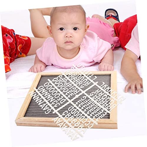 Wooden Felt Letter Board Double Sided Message Board Xmas - Image 2