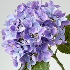 ZYTUYO 4 Pcs Bright Purple Real Touch Hydrangea Artificial Flowers Boho Lifelike Real Looking Latex Hydrangeas Flower with 20'' Long Stem for Indoor Xmas Home Decor Christmas Table Centrepiece - Image 5