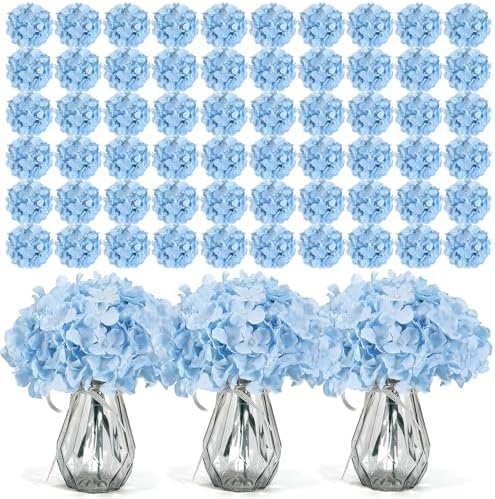Auihiay 304Pcs Hydrangea Artificial Flowers Bulk, Faux Artificial Hydrangea by Auihiay