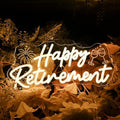 Britrio Happy Retirement Led Neon Light Sign Retirement Party Decoration by Britrio
