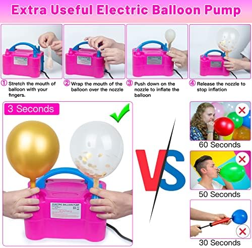 Balloon Column Stand Kit with Electric Balloon Pump - Image 4
