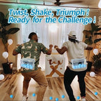 6 Sets Baby Shower Games Funny Bridal Shower Games Activities - Funniest Baby Shower Game Ever, Ice Breakers for Boy or Girl, Ping Pong Twerk Game (Blue) - Image 3