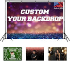 Custom Backdrop Personalized 8x6 Ft, Customized Photo Backdrop Banner with Picture Logo, Personalized Background for Photography, Gift for Birthday, Baby Shower, Christmas Decorations, Made in USA by Acoweno