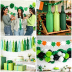 500 Sheets Green Tissue Paper Bulk for Gift Bags Saint Patrick's Day Decoration, Green Wrapping Tissue Paper for Spring DIY Art Crafts Birthday Wedding, 14 X 20 Inch - Image 7