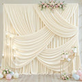 20ft x 10ft Wrinkle Free Champagne Wedding Backdrop Curtains for Party Bridal Shower Reception Decorations Champagne Fabric Curtain Backdrops Drapes for Photography Baby Shower Birthday Background by Tao-GePartyDecorations