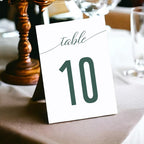 Number Design Table Number Cards Double Sided Party Table Numbers for Reception Baby Shower Anniversary Birthday Bridal Party 5x7 100 Pcs - Image 2