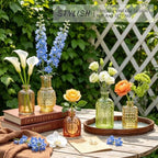 SUPMIND 16 Colored Glass Bud Vases, Small Flower Vase for Table Centerpiece - Image 5