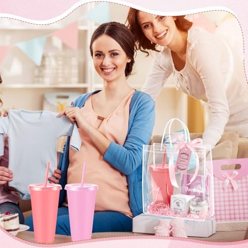 Nuogo 6 Sets New Parent Shower Prizes, Gradient Pink, Classic Style - Image 5