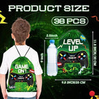 Roowest 36 Pcs Video Game Party Favor Bags for Kids, Green - Image 2
