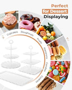 Kootek 10pcs Cupcake Stand Dessert Table Display Set Serving Tray for Party - Image 6