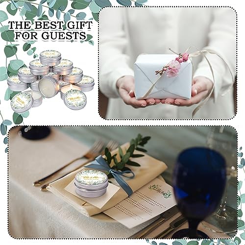 MTLEE 50 Pcs Wedding Candles Gift Favors for Guests 1 oz, Mr and Mrs - Image 5