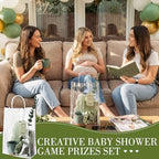 61 Pcs Baby Shower Game Prizes for Winners 6 Sets Green Wedding Bridal Shower Gifts Include Notebook Pen Hair Tie Ceramic Mugs Thank You Card Eucalyptus Leaves Party Favor Gifts for Guests - Image 6