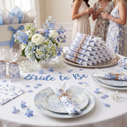 200 Pcs Something Blue Before I Do Blue Floral Wedding Supplies - Image 3