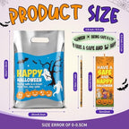 Resurhang 200 Pcs Halloween Safety Gifts Bulk, Trunk or Treat Kit Favor - Image 2