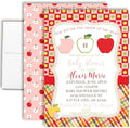 Amanda Creation Custom Baby Shower Invites Apple Baby Shower Invitation 20 5x7 Custom Personalized Apple Theme Invites With Envelopes by AmandaCreation