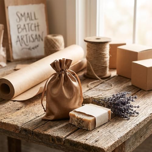 50 Pack 6" x 9" Old Gold Satin Gift Bags with Drawstring, Large Gift Pouches, Wedding Favor Bags for Baby Shower Birthday Party Small Business - Image 3