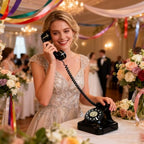 Audio Guest Book Wedding Phone, Vintage Telephone Recorder Wedding Guest Book, Retro Voice Recording Phone for Birthdays Party/Graduation/Baby Shower/Retirement/Special Occasions (Black) - Image 5