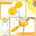 Thenshop 36 Pcs Honey Bear Bottles Plastic Empty Squeeze Jars,350 Ml/ 12 Oz - Image 4