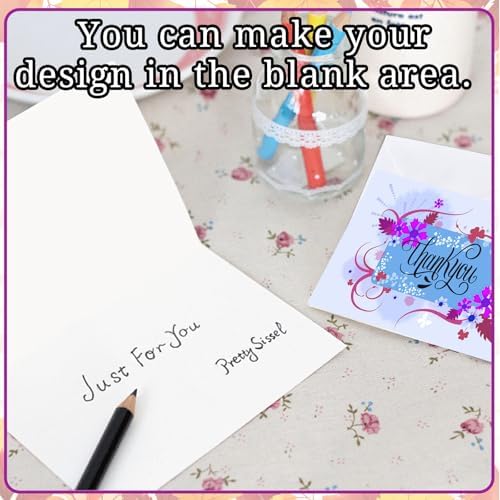 Eilyliafe 160 Piece Bulk Set of 4x6 Blank Thank You Cards with Envelopes & Stickers - 32 Watercolor Floral Designs for Small Business, Wedding, Funeral, Baby Shower, Graduation & Thanksgiving - Image 5