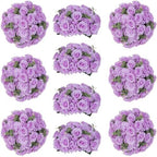 Lilac Flowers Balls for Centerpieces: 11.8in Diam, Set of 10 by CreatedforWeddingsandHome