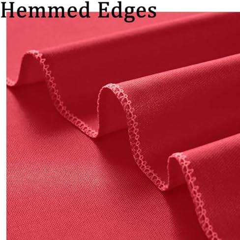 20ft x 10ft Wrinkle Free Red Backdrop Curtains for Parties, 4 Panels 5x10ft Silky Polyester Photo Backdrop Drapes for Birthday Wedding Christmas Party Photography Background Stand - Image 4