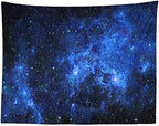 BELECO 10x6.5ft Fabric Galaxy Stars Backdrop Starry Night Sky Outer Space Galaxy Backdrop Universe Nebula Photography Background Kids Space Party Birthday Baby Shower Decor Banner Photo Booth Props - Image 3