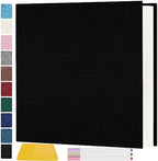 Zesthouse Photo Album Self Adhesive Pages, 60 Pages Magnetic Scrapbook Albums with Sticky Page, Photos Album Holds 8x10 & 5X7 & 4x6 & 6x8 & 3x5, Large Picture Book Ideal Gift for Family Wedding Baby by Zesthouse