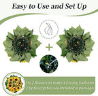 BLOSMON Fake Sunflowers Flower Centerpieces - 6 Pcs Artificial Flowers - Image 4