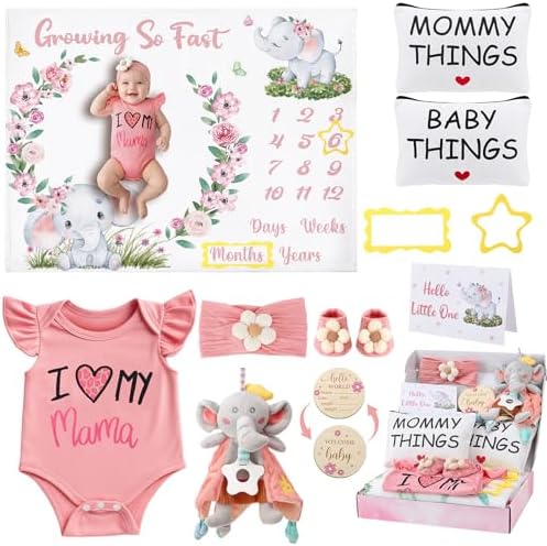 Baby Girl Gifts, Baby Shower Gifts for Girls, Baby Girl Gift Baskets by Guiqulai
