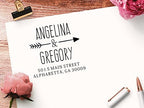 Custom Self Inking Return Address Stamp for Couples - Image 4