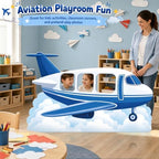4.1 ft Airplane Corrugated Plastic Standee Cutout Photo Prop - Image 6