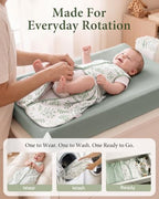 Yoofoss Baby Sleep Sack 6-12 Month 0.5TOG 100% Organic Cotton 2-Way Zipper - Image 3