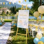47''Gold Easel Stand for Wedding Sign, Heavy Duty Display for Art & Posters - Image 3