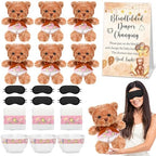 Simgoing 19 Pcs Bear Diaper Changing Game Supplies, Elegant, Dark Brown by Simgoing