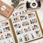 Yopih 12x12in Scrapbook Album, Acid-Free Kraft Paper 50 Sheets 100 Pages - Image 4