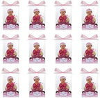 Keepsake Figurine 12 pcs Baby Girl Inside Pink Cup Cake | Awesome Decorations or Party Favors | for Pregnancy Announcements, Gender Reveals, Birthday and Special Celebrations - Image 3