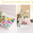 36 Pcs Sturdy Baskets DIY Empty Basket Bulk 10.23 x 7.08 x 7.08 Inches - Image 4