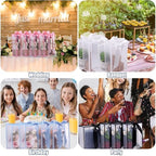 GAWBYET 24 Pcs Clear Plastic Gift Bags with Handles,Blue - Image 7
