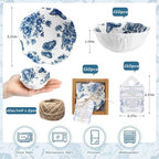 Teenyyou 150 Pack Small Ceramic Bowls Bulk Wedding Favors Blue - Image 2