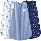Yoofoss Baby Sleep Sack 12-18 Month 0.5TOG 100% Organic Cotton 2-Way Zipper by YOOFOSS